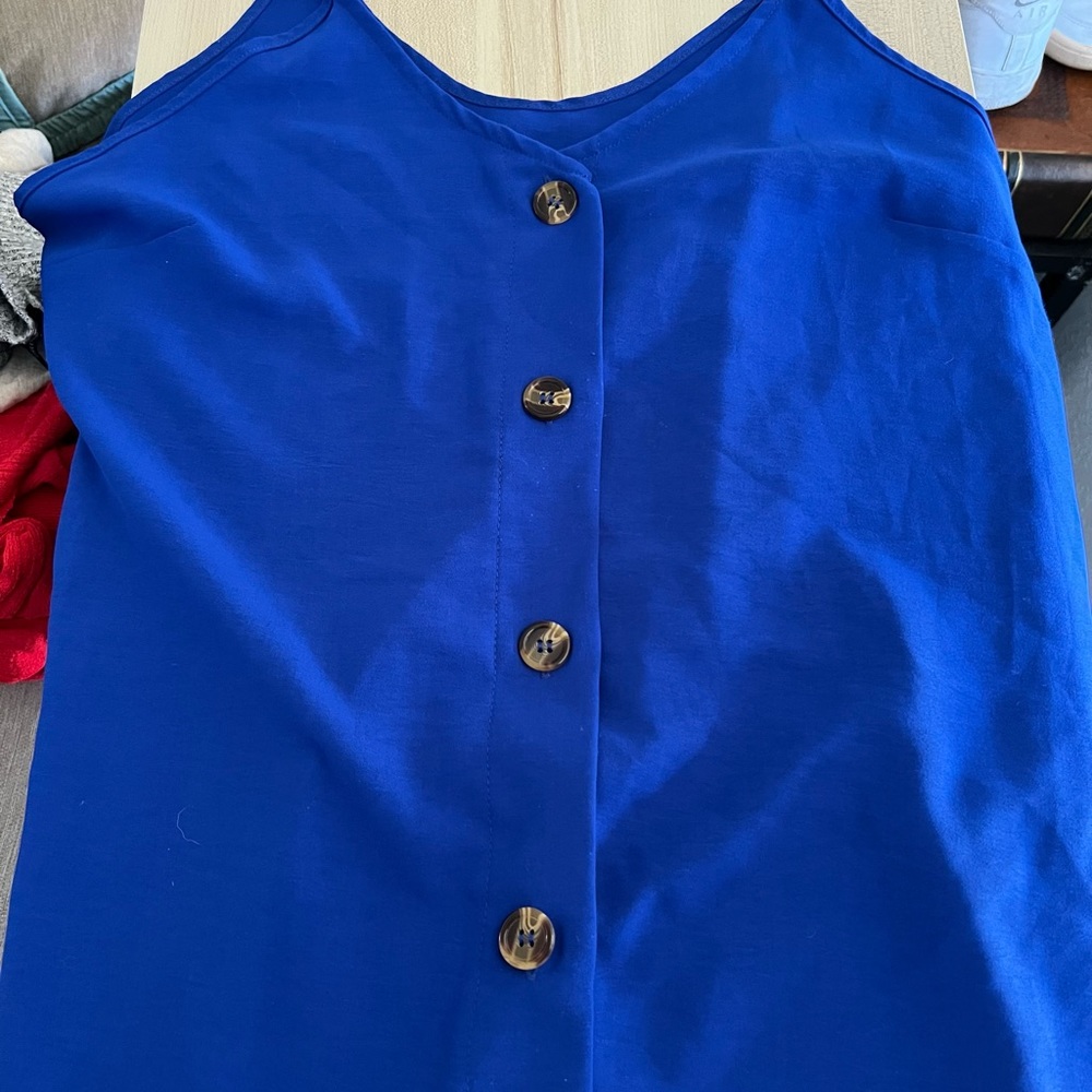 Button Up Tank Top